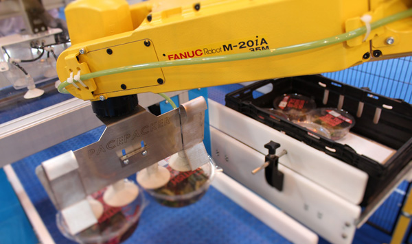 New case loading methods for retailers and food factories Foodex 2016, Stand L229
