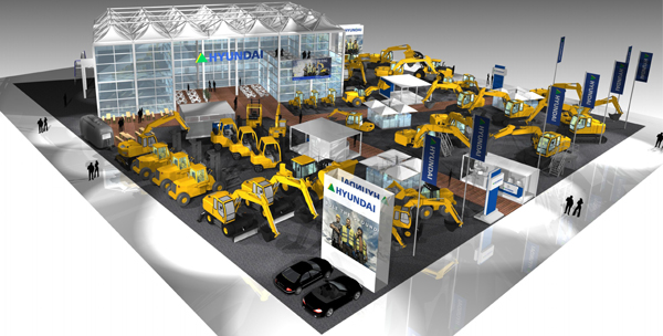 Hyundai launch new models to the latest diesel forklift range at Bauma 1