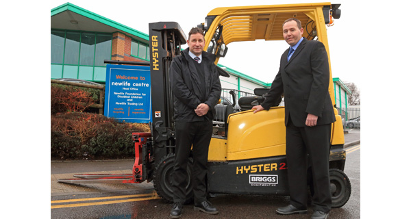 Forklifts from Briggs boost charity`s recycling initiative