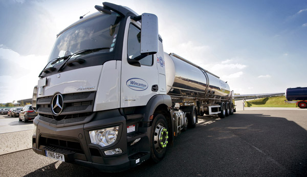 Wincanton`s new electric tankers revolutionise dairy distribution