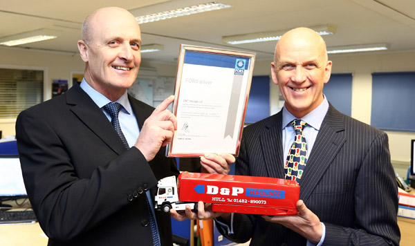 Sterling celebrations at Hull distribution and Warehousing firm D&P Haulage