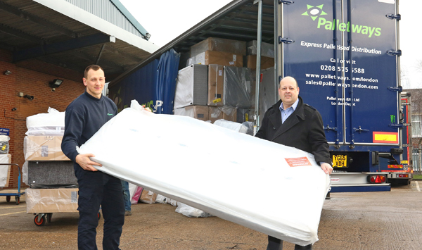 Palletways London goes the extra mile to help York flood victims