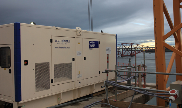 Dieselec Thistle Generators supplies forth Crossing Bridge constructors