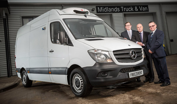 Freezerent celebrates a Mercedes-Benz milestone