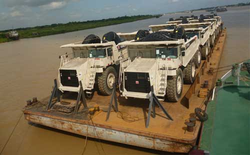 Terex Trucks odyssey to Myanmar