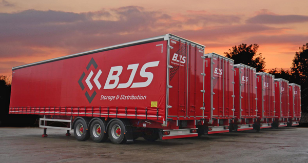 Ryder delivers 50 curtainsiders to BJS on a full service deal