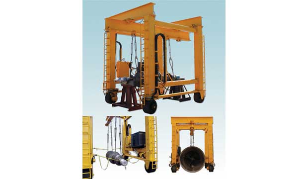 Air Technical Industries Tele-Mast crane learns to drive by GPS