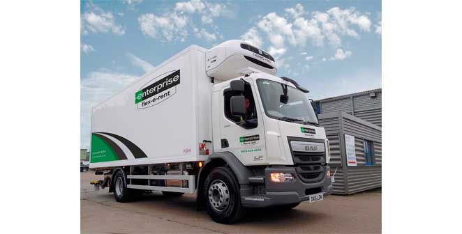 Enterprise Flex-E-Rent makes debut at CV Show with the promise of Europa League silverware