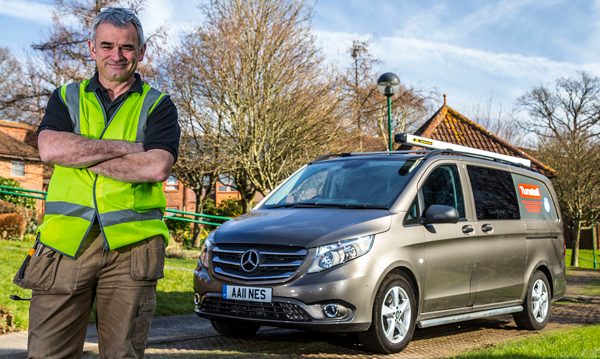 Andy connects with new Mercedes-Benz Vito Sport
