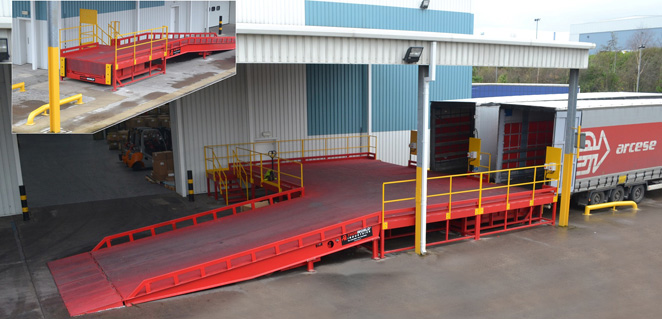 Thorworld`s flexible laoding bay solution delivers safe, cost effective results for Arcese