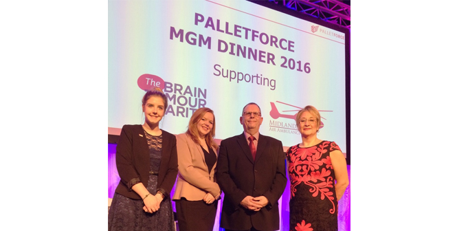 Charities benefit from Palletforce generosity