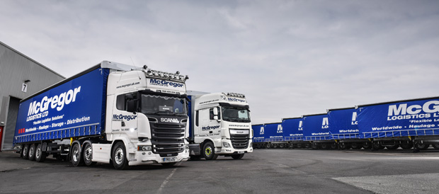 Schmitz Cargobull lifts the curtain for UK premiere of new Fixed Roof Trailers for McGregor Logistics