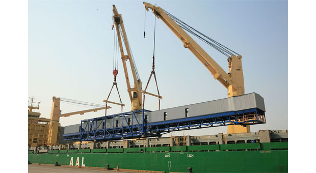 AAL delivers ‘Mobile’ Grain Shiploader to Port Metro Vancouver