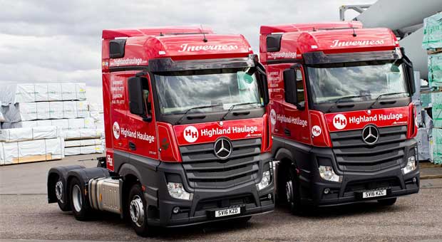 Mercedes-Benz Actros wins a Highland welcome