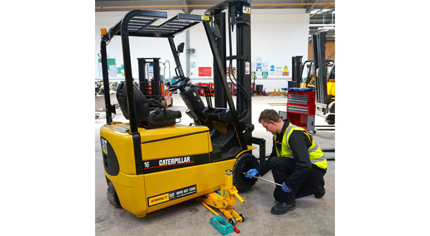 Hinckley College chuffed to bits with Impact forklift double donation