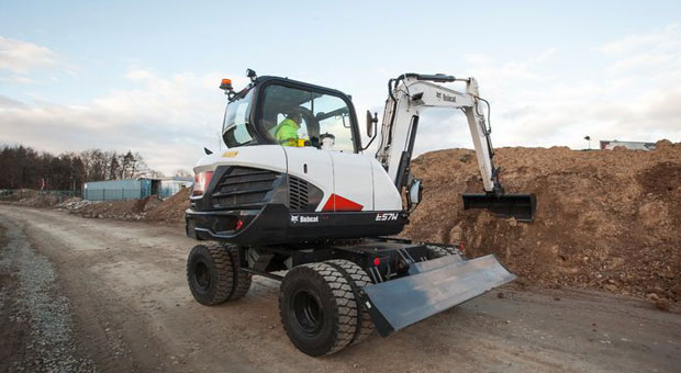 Bobcat launches new E57W stage IIIB Wheeled Excavator