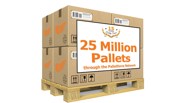 Palletforce breaks 25 million record