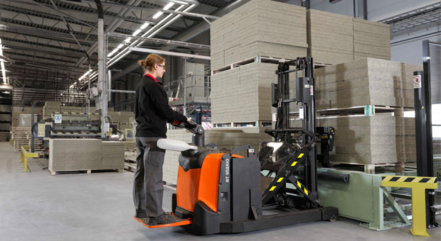 Save space with Staxio stackers from Toyota Material Handling