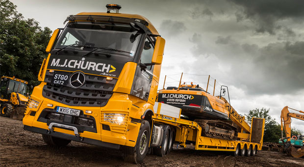 Mercedes-Benz Arocs wins high praise from MJ Church