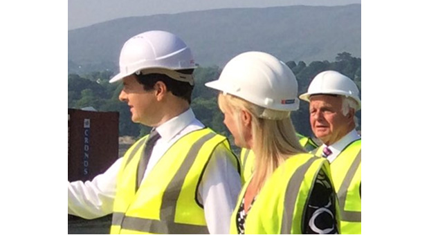 Cronus Logistics welcomes Chancellor George Osborne in Warrenpoint