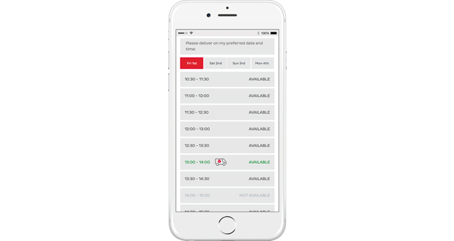 DPD to let customers choose their own one hour delivery slot