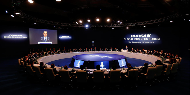 Doosan hosts the Doosan Global Business Forum 2016 in Scotland