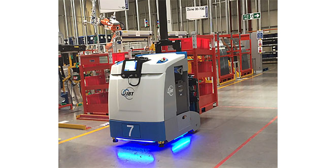 JBT AGVs matching automation with application
