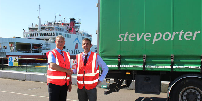Steve Porter Transport and Red Funnel Ferries renew strategic partnership deal