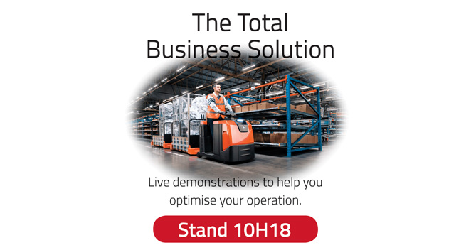 Toyota Material Handling UK live demonstrations at IMHX 2016