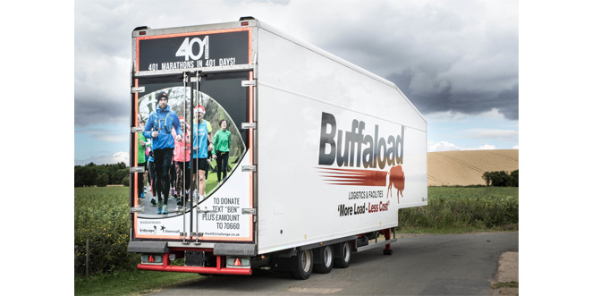 Buffaload and ACFO from the world of transport support The 401 Challenge