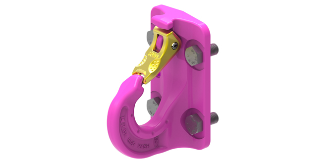 RUD Chains VABH-B Excavator Hook for bolting close up