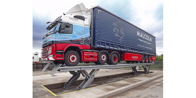 Stertil Koni Skylift improves wash bay access and effciency for Malcom Group