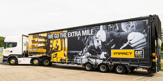 Cat® Lift Trucks distributor Impact expands delivery fleet with new Scania R450 Highline