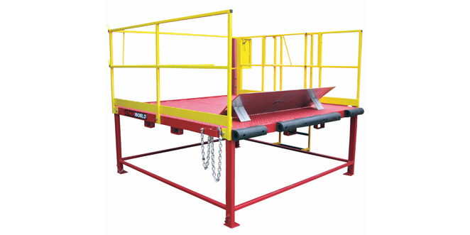 Thorworld Loading Platform improves Loading bay safety & efficiency for Gillards