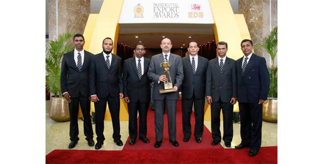 Trelleborg wins top Sri Lankan export award