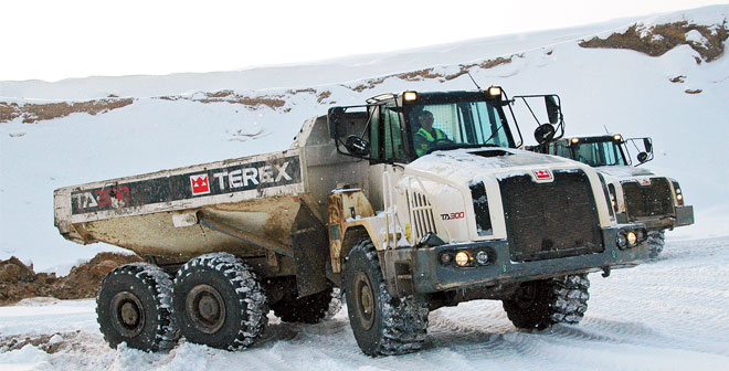 Brrrr Terex Trucks extreme weather protection guide