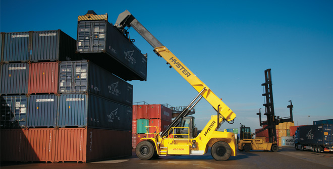 Freightliner chooses Hyster reachstackers in new £3.5m deal with Briggs