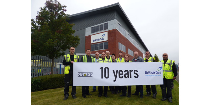 KNAPP system at British Gas clocks up 10 years