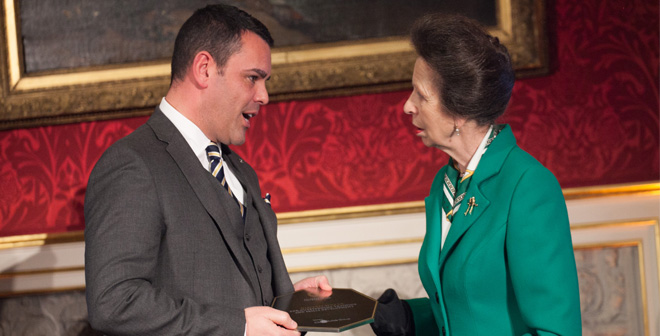 Mercedes-Benz Trucks UK is honoured by HRH The Princess Royal