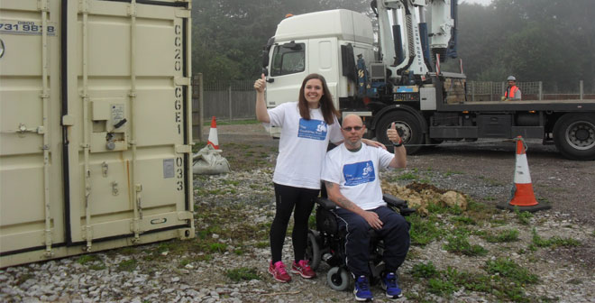 Mobile Mini thinks up plan to help Brain Injury Rehabilitation Trust