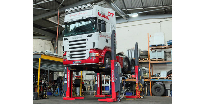 TOTALKARE Hydraulic Lift first for haulage firm