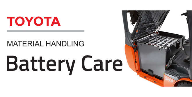 Toyota Material Handling in charge with new battery care service