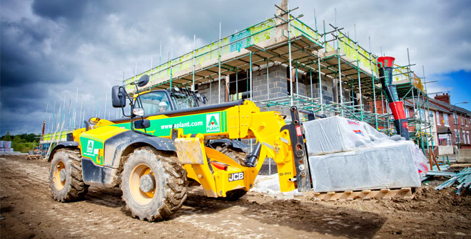 A-Plant supporting new builds with Telehandler trial