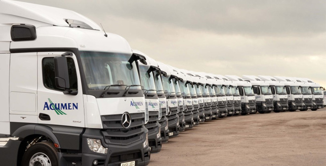 Acumen Distribution updates its fleet with Mercedes Benz Actros 1842LS