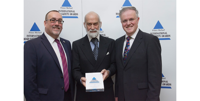 FTA Van Excellence wins prestigious Prince Michael safety award