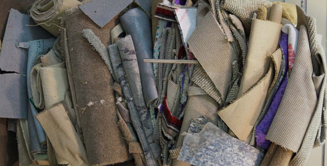 Carpet Recycling UK landfill diversion of carpet waste rises to 35%