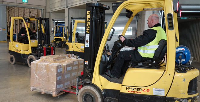 Hyster forklifts overcome challenges at automotive logistics operation