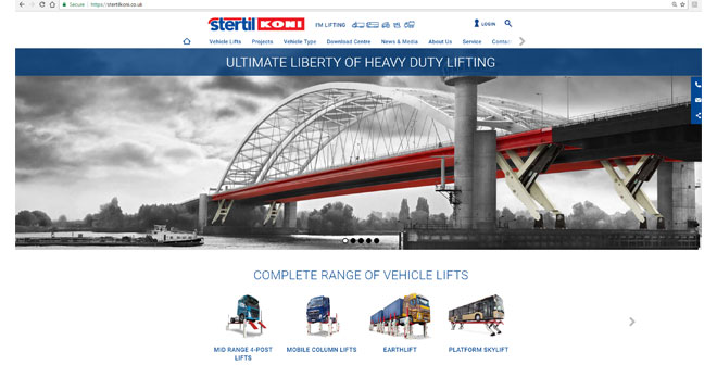 New Year heralds new interactive website from Stertil Koni