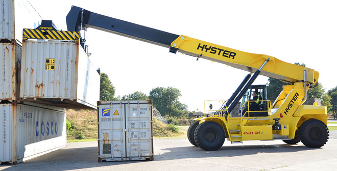 VGM weighing systems for Hyster ® ReachStackers