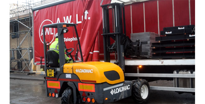 AW Lumb choose Loadmac for two new truck mounted forklifts
